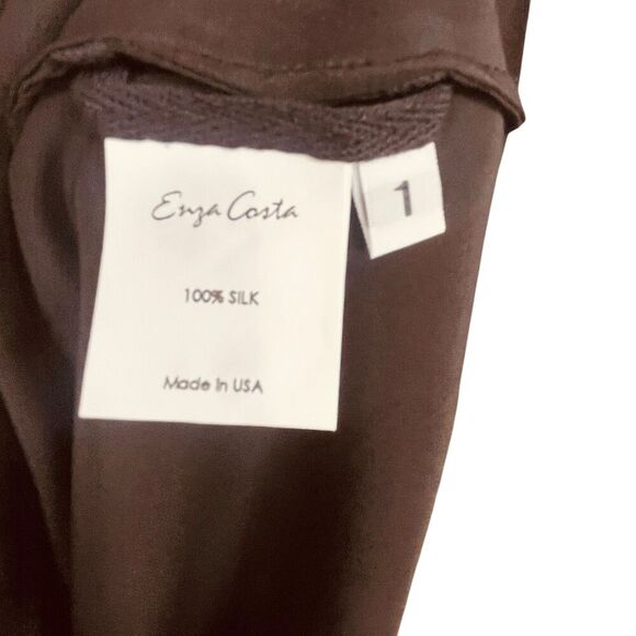 Enza Costa Silk Satin Nuit Maxi Dress - Picture 6 of 10